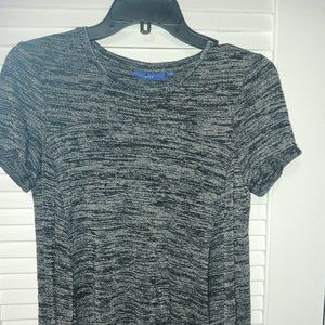 Apt 9 Black Grey Womens Top XS New without tags Extra Smalll